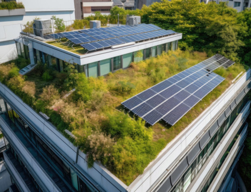 Le Oasi urbane che combinano giardini pensili e pannelli solari