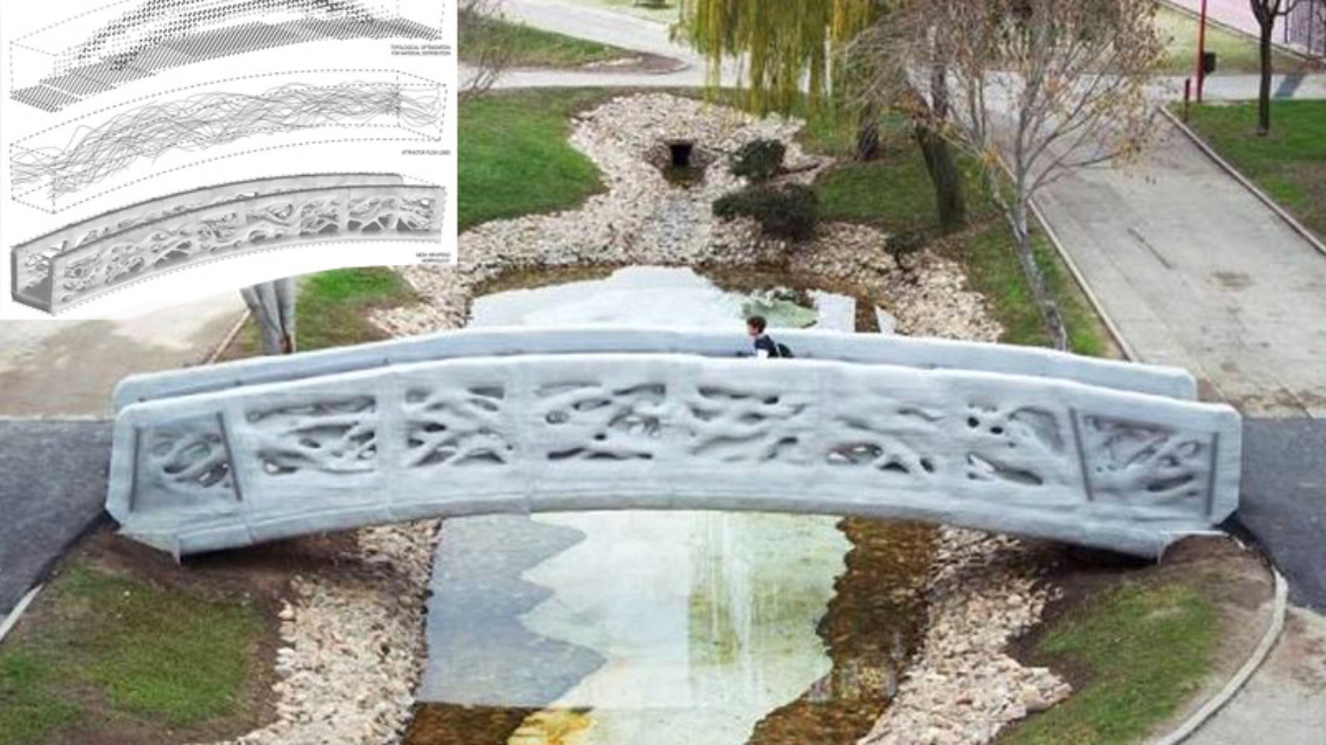 Il primo ponte pedonale stampato in 3D